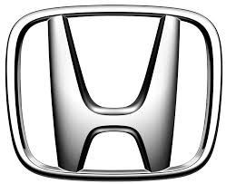 Silver Honda logo featuring an upright letter 'H' within a rectangular frame.